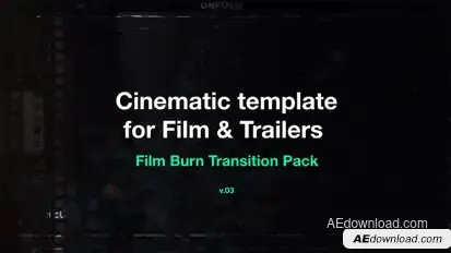 Film Burn Transition Pack 03 Elements template preview