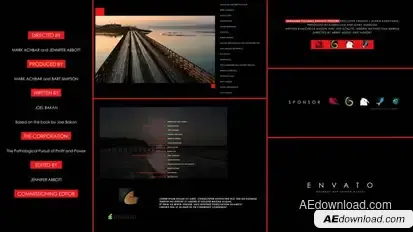 Film Credits And Movies Opener V 0.4 Titles template preview
