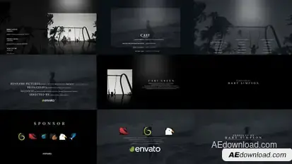 Film Credits And Movies Opener V2 Titles template preview
