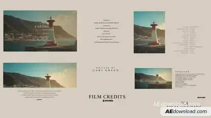 Film Credits V.8 Titles template preview