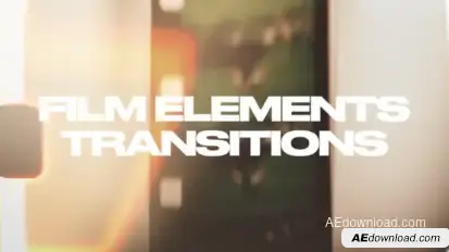 Film Elements Transitions Elements template preview
