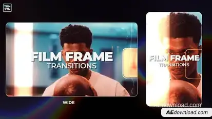 Film Frame Transitions Elements template preview
