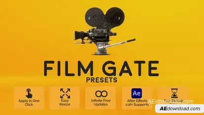 Film Gate Presets Elements template preview