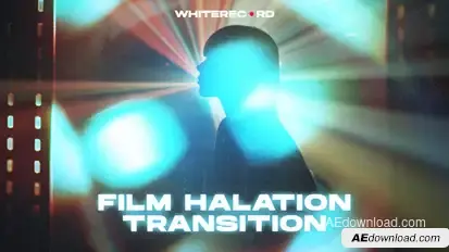 Film Halation Transitions | After Effects Elements template preview