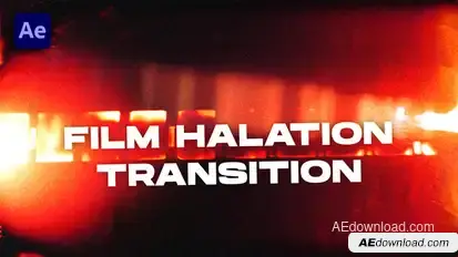 Film Halation Transitions VOL. 2 | After Effects Elements template preview