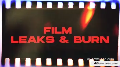 Film Leaks & Burn Transitions | After Effects Elements template preview