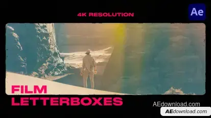 Film Letterbox Overlays Elements template preview