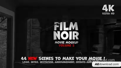 Film Noir - Movie Mockup Volume 2 Elements template preview