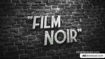 Film Noir Titles Openers template preview