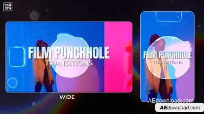 Film Punchhole Transitions Elements template preview