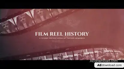 Film Reel History Openers template preview