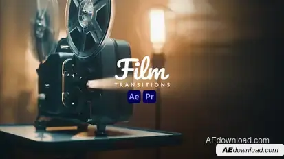 Film Transitions Elements template preview