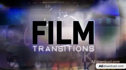 Film Transitions 4K Elements template preview