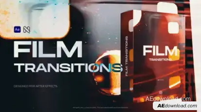 Film Transitions Elements template preview