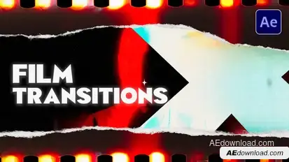 Film Transitions Elements template preview
