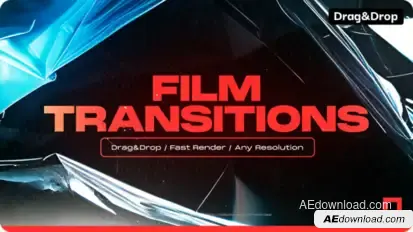 Film Transitions Elements template preview