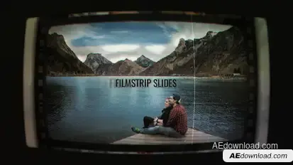 Filmstrip Slides Video Displays template preview