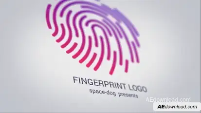 Fingerprint logo Logo Stings template preview
