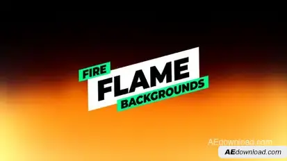 Fire Backgrounds Elements template preview