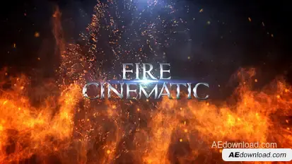 Fire Cinematic Titles Titles template preview