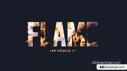 Fire Countdown Elements template preview