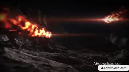 Fire Dance Reveal Logo Stings template preview