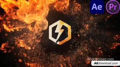 Fire Explosion Logo 4 Logo Stings template preview