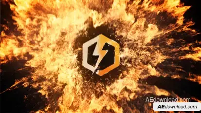 Fire Explosion Logo 5 Logo Stings template preview
