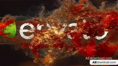 Fire Explosion Logo Reveal 3 Logo Stings template preview