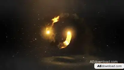 Fire Explosion Logo reveal Logo Stings template preview