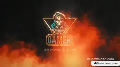 Fire Explosion Logo Reveal Logo Stings template preview