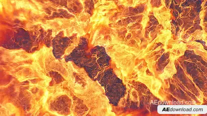 Fire Explosion Logo Reveal II Logo Stings template preview