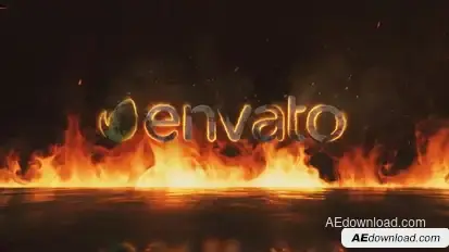 Fire Logo Logo Stings template preview