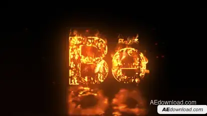 Fire Reveal Logo Stings template preview