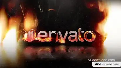 Fire Logo Born from Magma Openers template preview