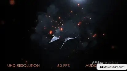 Fire Logo Intro Logo Stings template preview