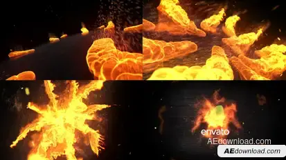 Fire Logo Opener Openers template preview