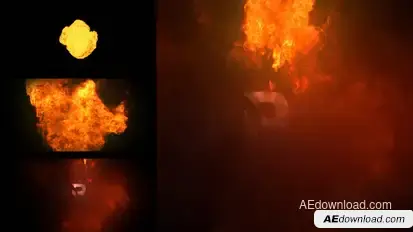 Fire Logo Reveal Logo Stings template preview