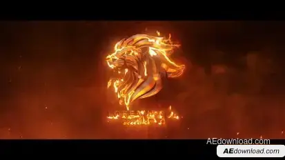 Fire Logo Reveal Logo Stings template preview