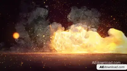 Fire Logo Reveal Logo Stings template preview