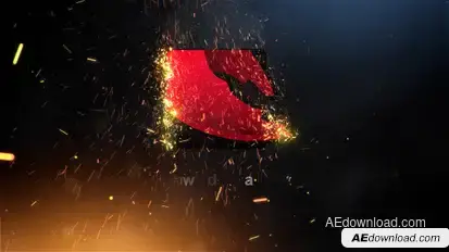 Fire Reveal Logo Stings template preview