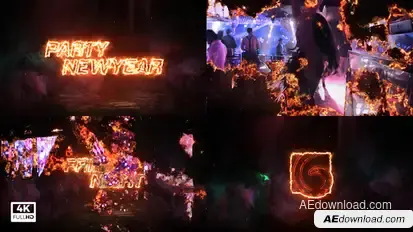 Fire Trailer Title Titles template preview