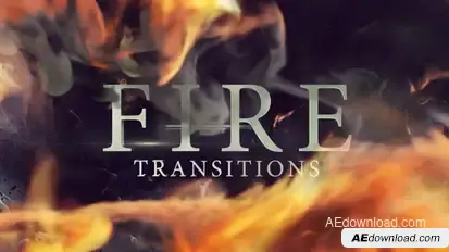 Fire Transitions Elements template preview
