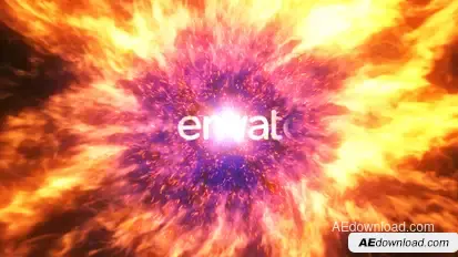Fire Vortex Logo Reveal Logo Stings template preview
