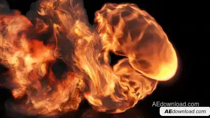 Fireball Logo Logo Stings template preview
