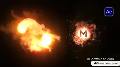 Fireball Logo Reveal Logo Stings template preview