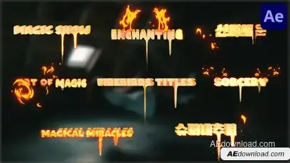 Firebirds Titles for After Effects Titles template preview