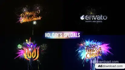 Fireworks & Explosion Logo Logo Stings template preview