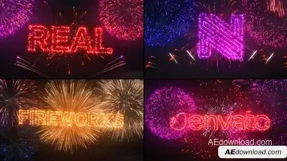 Fireworks Logo & Titles Ramadan Free Templates template preview