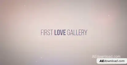 First Love Gallery Openers template preview